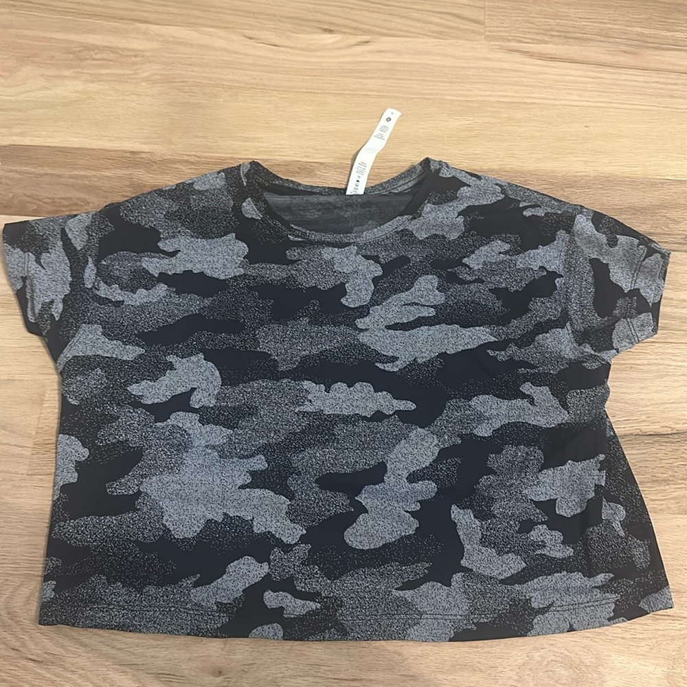 lululemon camo all yours short sleeve